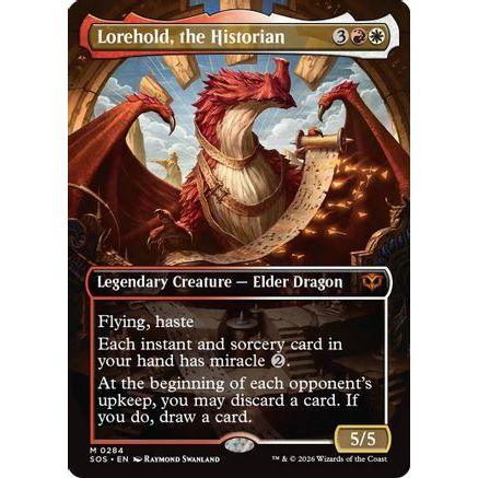 Lorehold, the Historian (Borderless) (SOS-284) - Secrets of Strixhaven