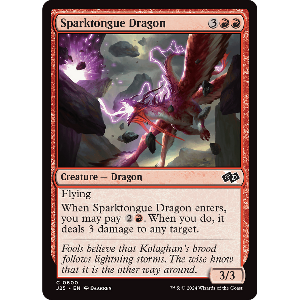 Sparktongue Dragon (J25-600) - Foundations Jumpstart