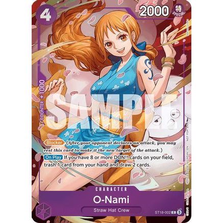 O-Nami - ST18-002 (ST18-002) - Extra Booster: One Piece Heroines Edition Foil