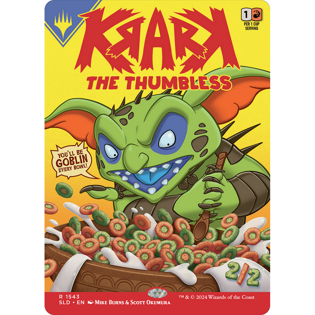 Krark, the Thumbless (SLD-1543) - Secret Lair Drop (Borderless) Foil
