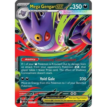 Mega Gengar ex - 125/217 125 - ME Ascended Heroes Holofoil
