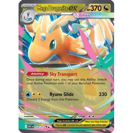 Mega Dragonite ex - 152/217 152 - ME Ascended Heroes Holofoil