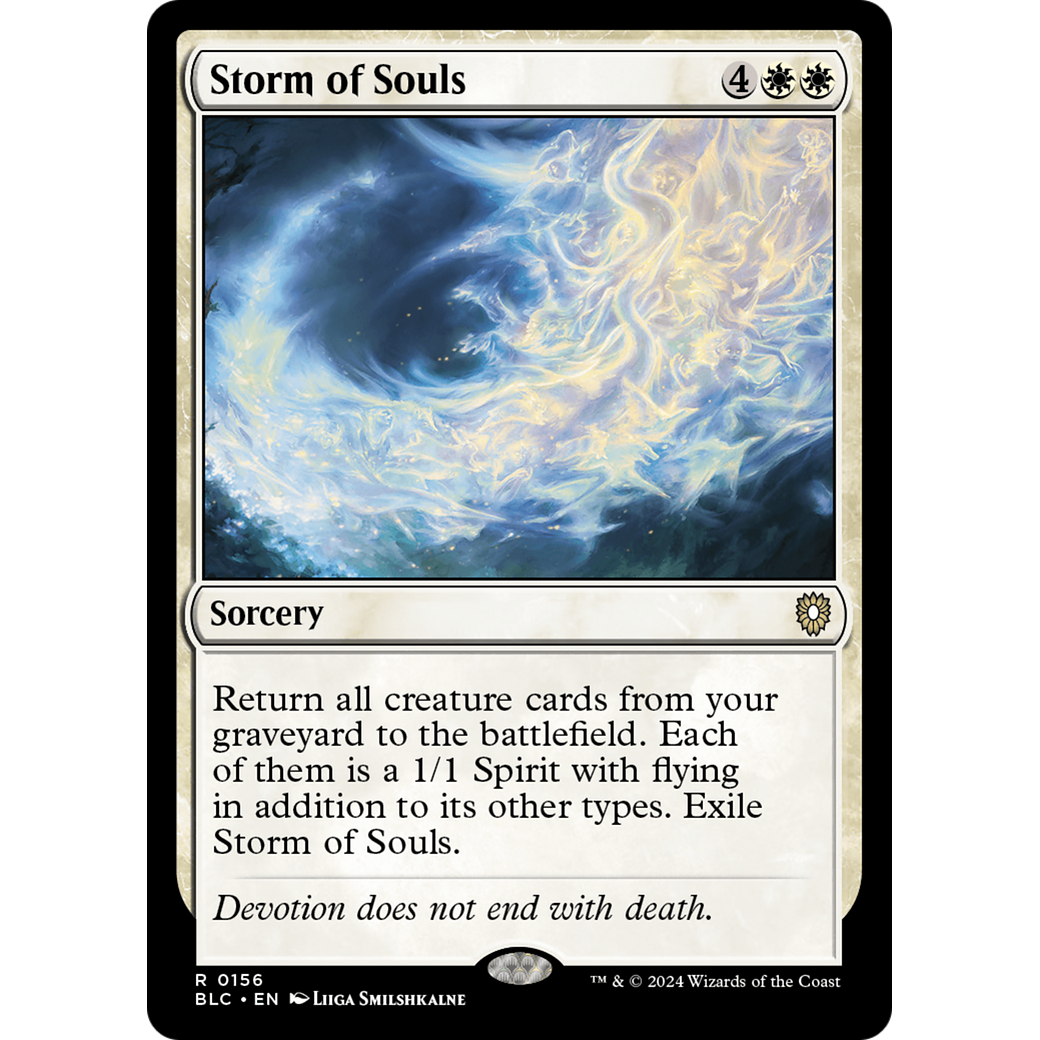 Storm of Souls (BLC-156) - Bloomburrow Commander