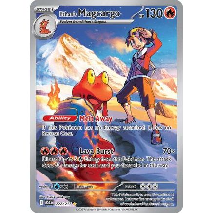 Ethan's Magcargo - 222/217 222 - ME Ascended Heroes Holofoil