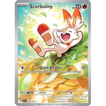 Scorbunny - 225/217 225 - ME Ascended Heroes Holofoil