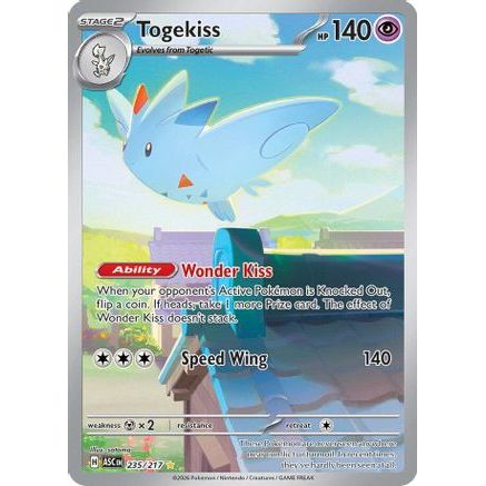 Togekiss - 235/217 235 - ME Ascended Heroes Holofoil