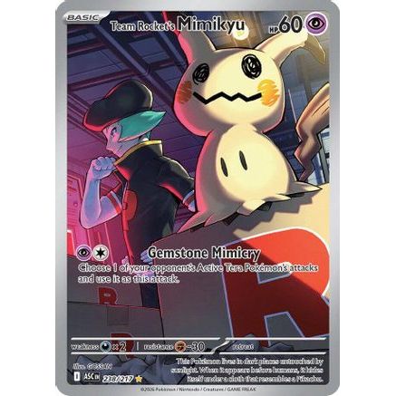 Team Rocket's Mimikyu - 238/217 238 - ME Ascended Heroes Holofoil