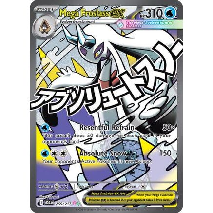 Mega Froslass ex - 265/217 265 - ME Ascended Heroes Holofoil