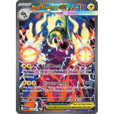 Mega Eelektross ex - 278/217 278 - ME Ascended Heroes Holofoil