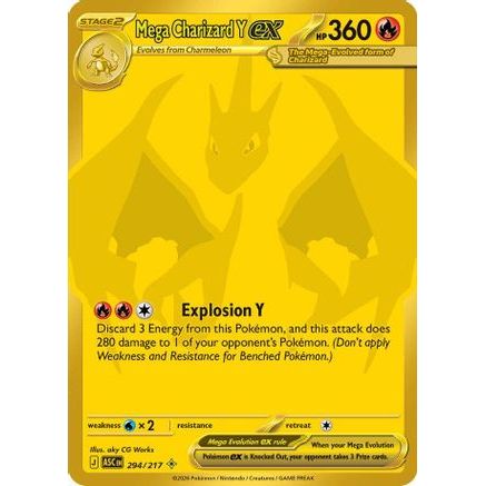 Mega Charizard Y ex - 294/217 294 - ME Ascended Heroes Holofoil