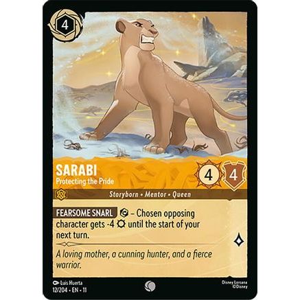 Sarabi - Protecting the Pride (12/204) - Winterspell Cold Foil