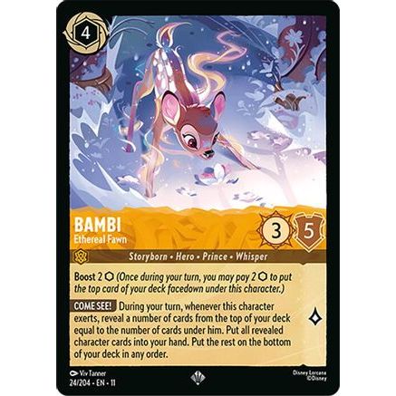 Bambi - Ethereal Fawn (24/204) - Winterspell Cold Foil
