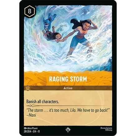 Raging Storm (28/204) - Winterspell Cold Foil