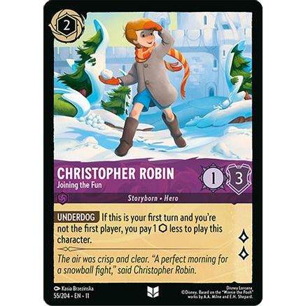 Christopher Robin - Joining the Fun (55/204) - Winterspell Cold Foil