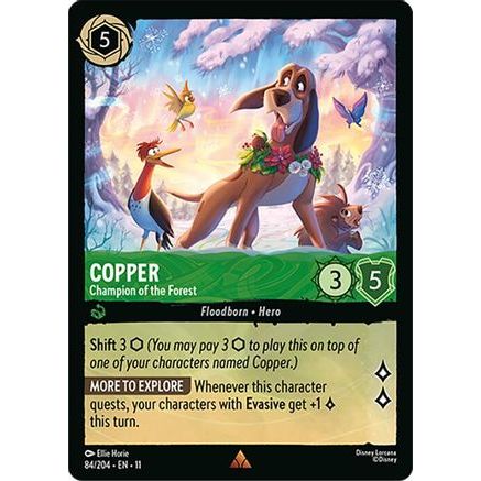 Copper - Champion of the Forest (84/204) - Winterspell Cold Foil
