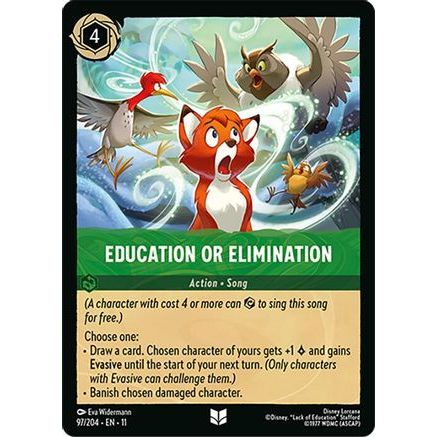 Education or Elimination (97/204) - Winterspell Cold Foil