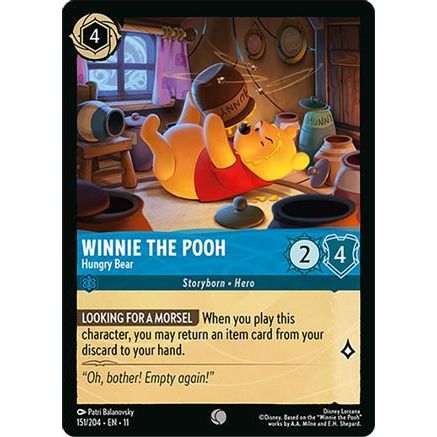 Winnie the Pooh - Hungry Bear (151/204) - Winterspell