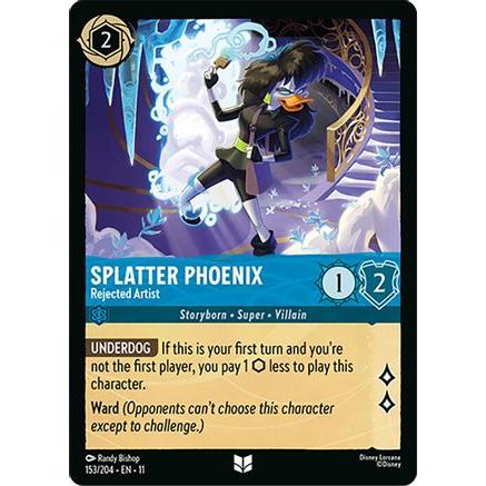 Splatter Phoenix - Rejected Artist (153/204) - Winterspell Cold Foil