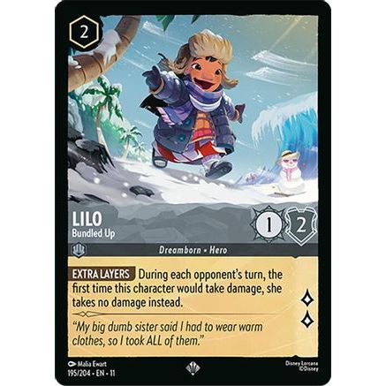 Lilo - Bundled Up (195/204) - Winterspell Cold Foil