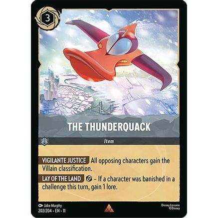 The Thunderquack (202/204) - Winterspell Cold Foil