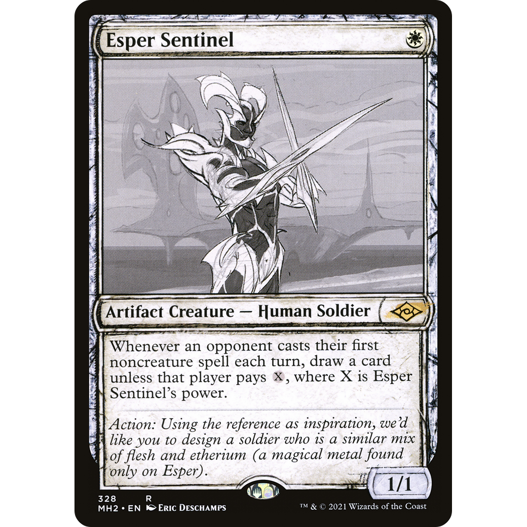 Esper Sentinel (Showcase) (MH2-328) - Modern Horizons 2: (Showcase)