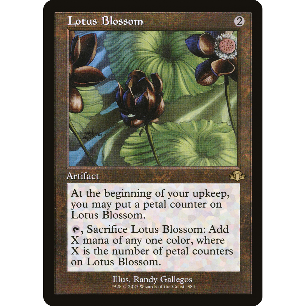 Lotus Blossom (Retro Frame) (DMR-384) - Dominaria Remastered Foil