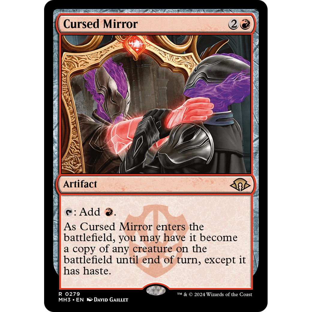 Cursed Mirror (MH3-279) - Modern Horizons 3 Foil