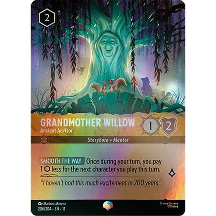 Grandmother Willow - Ancient Advisor (Epic) (206/204) - Winterspell Holofoil