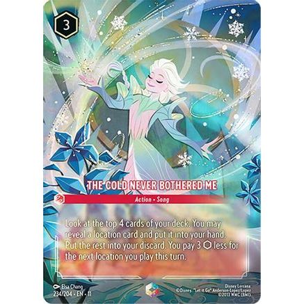 The Cold Never Bothered Me (Enchanted) (234/204) - Winterspell Holofoil