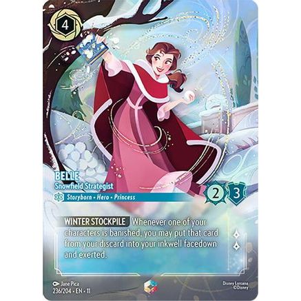 Belle - Snowfield Strategist (Enchanted) (236/204) - Winterspell Holofoil