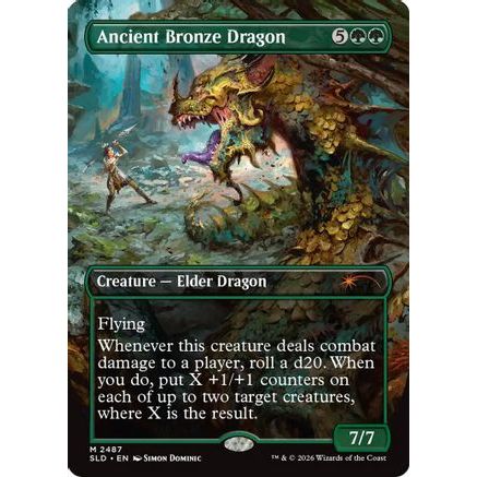 Ancient Bronze Dragon (SLD-2487) - Secret Lair Drop Series Foil