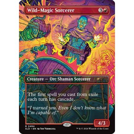Wild-Magic Sorcerer (SLD-2494) - Secret Lair Drop Series