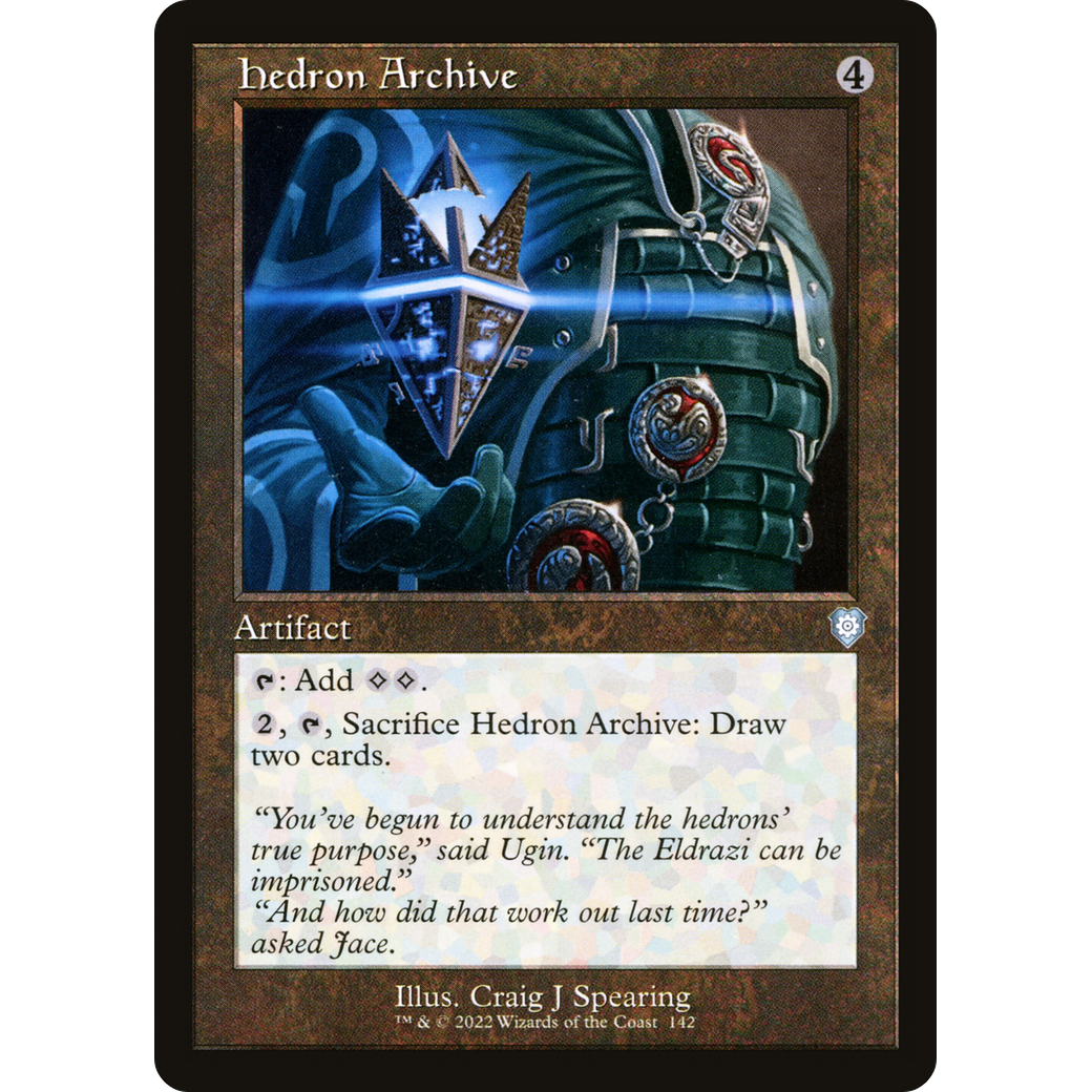 Hedron Archive (Retro Frame) (BRC-142) - The Brothers' War Commander