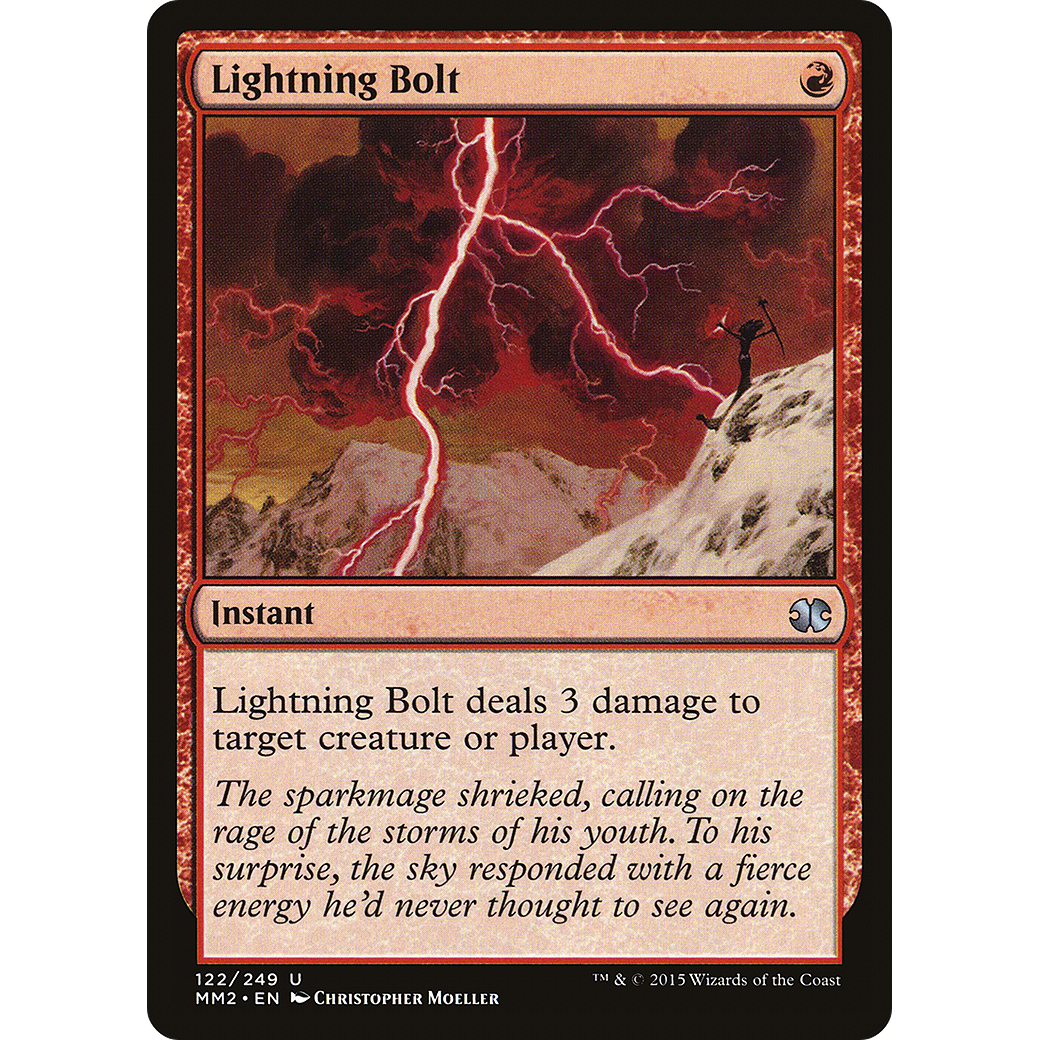 Lightning Bolt (MM2-122) - Modern Masters 2015 Foil