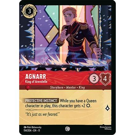 Agnarr - King of Arendelle (Foil) (114/204) - Winterspell Cold Foil