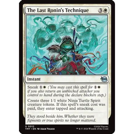 The Last Ronin's Technique (TMT-012) - Teenage Mutant Ninja Turtles Foil