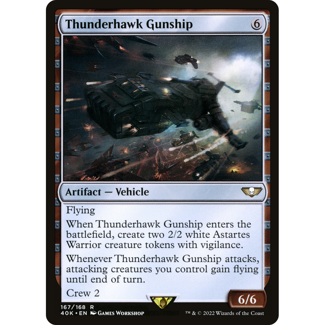Thunderhawk Gunship (40K-167) - Warhammer 40,000 Commander