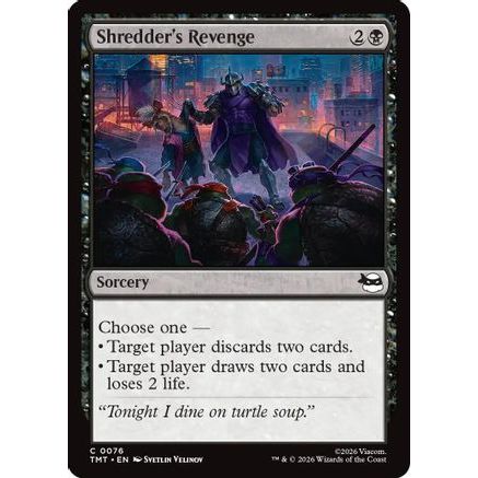 Shredder's Revenge (TMT-076) - Teenage Mutant Ninja Turtles Foil