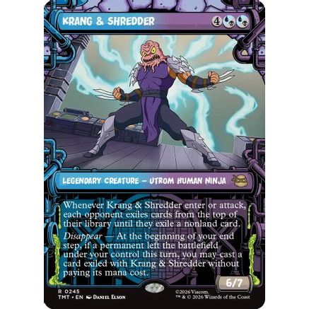 Krang & Shredder (Showcase) (TMT-245) - Teenage Mutant Ninja Turtles