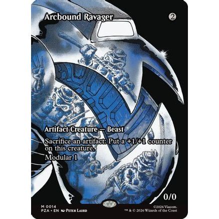 Arcbound Ravager (Borderless) (PZA-014) - Teenage Mutant Ninja Turtles Eternal-Legal Foil