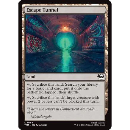Escape Tunnel (TMT-184) - Teenage Mutant Ninja Turtles Foil