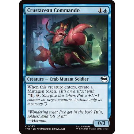 Crustacean Commando (TMT-033) - Teenage Mutant Ninja Turtles Foil