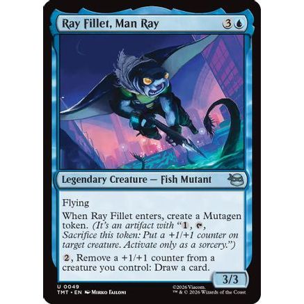 Ray Fillet, Man Ray (TMT-049) - Teenage Mutant Ninja Turtles Foil