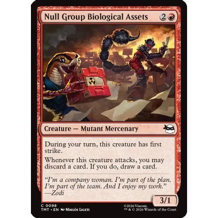 Null Group Biological Assets (TMT-098) - Teenage Mutant Ninja Turtles Foil