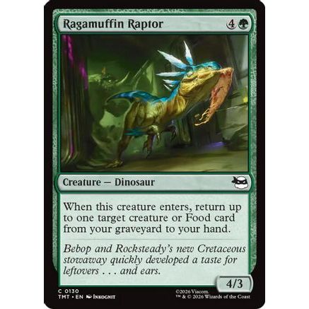 Ragamuffin Raptor (TMT-130) - Teenage Mutant Ninja Turtles Foil