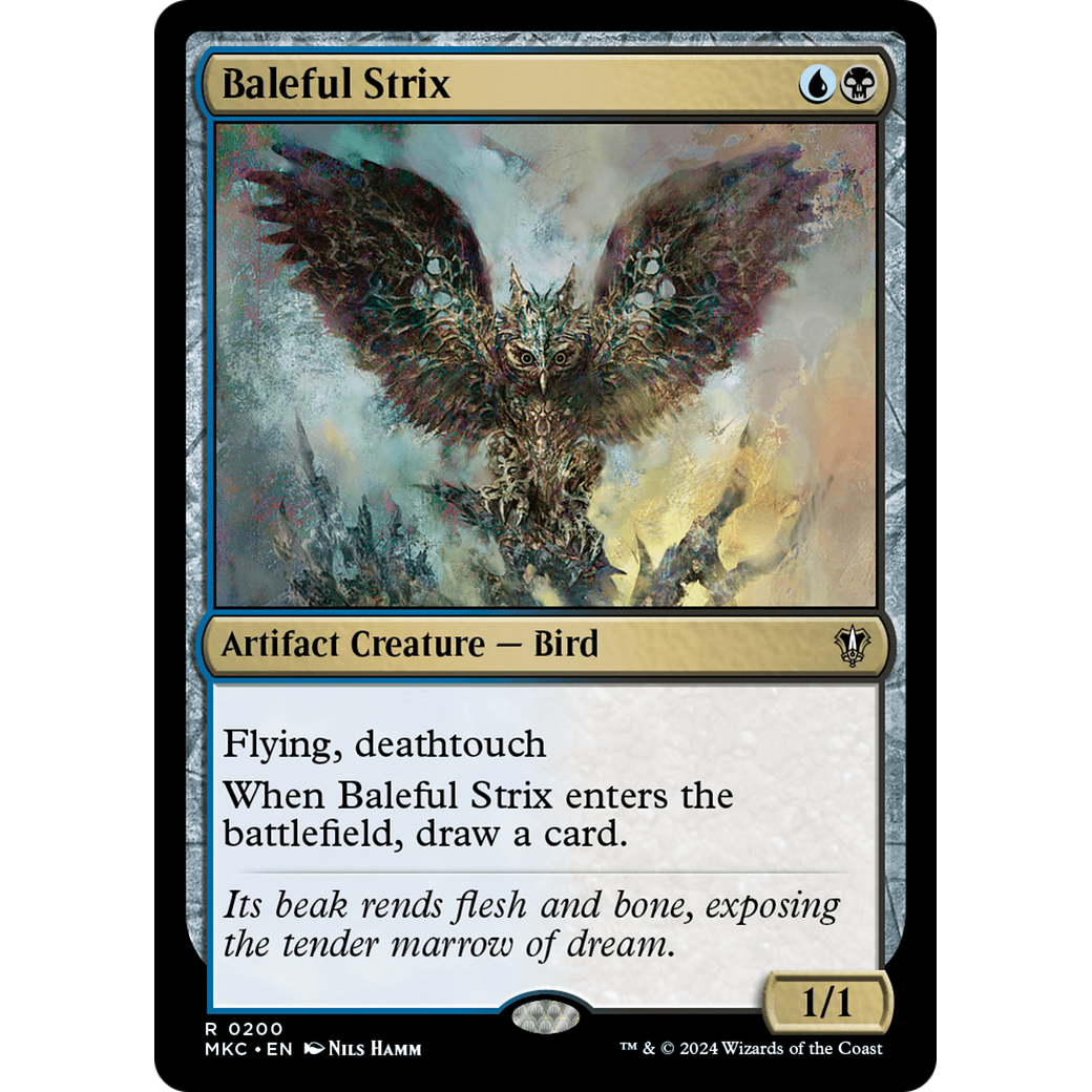 Baleful Strix (MKC-200) - Murders at Karlov Manor Commander