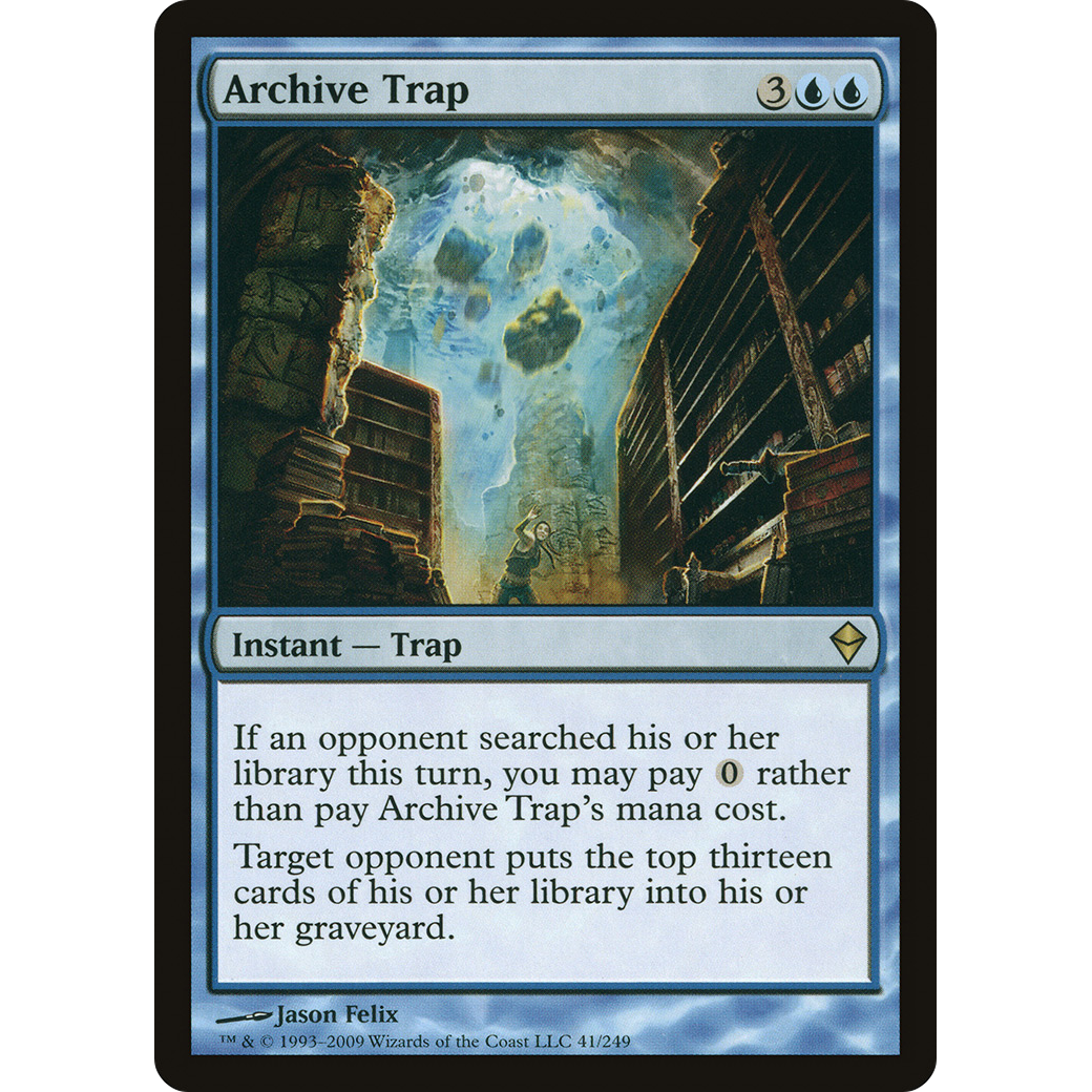 Archive Trap (ZEN-041) - Zendikar Foil