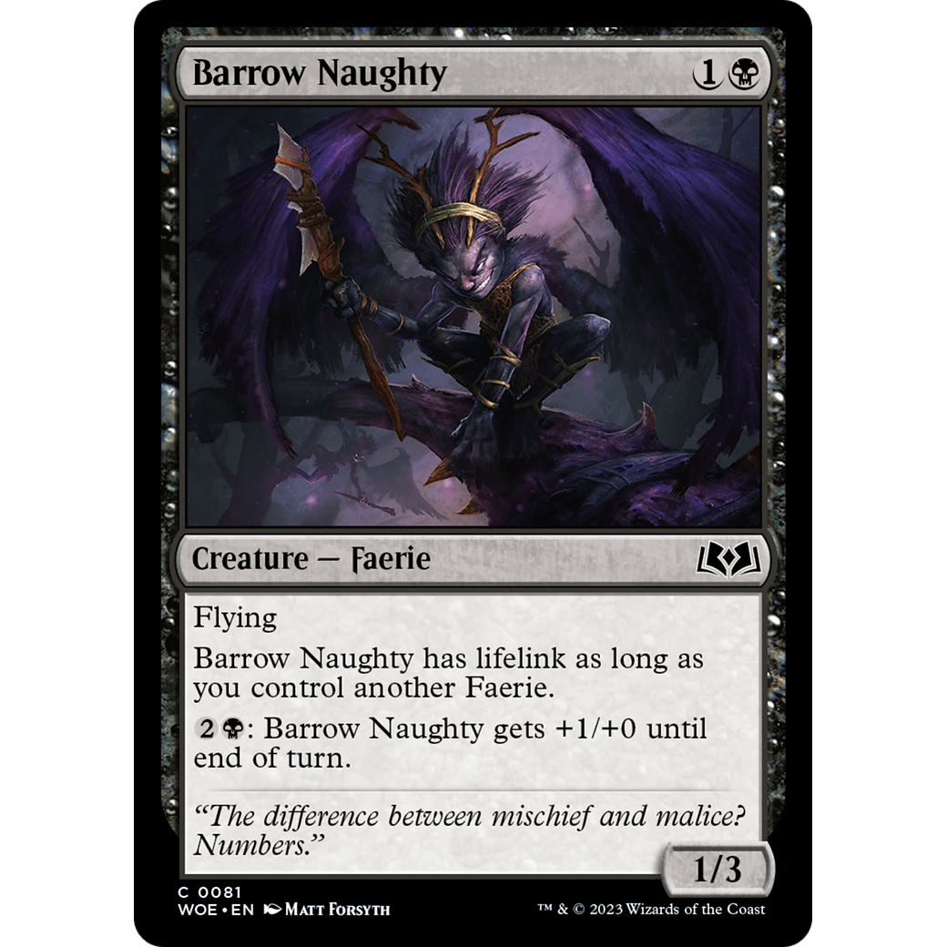 Barrow Naughty (WOE-081) - Wilds of Eldraine Foil
