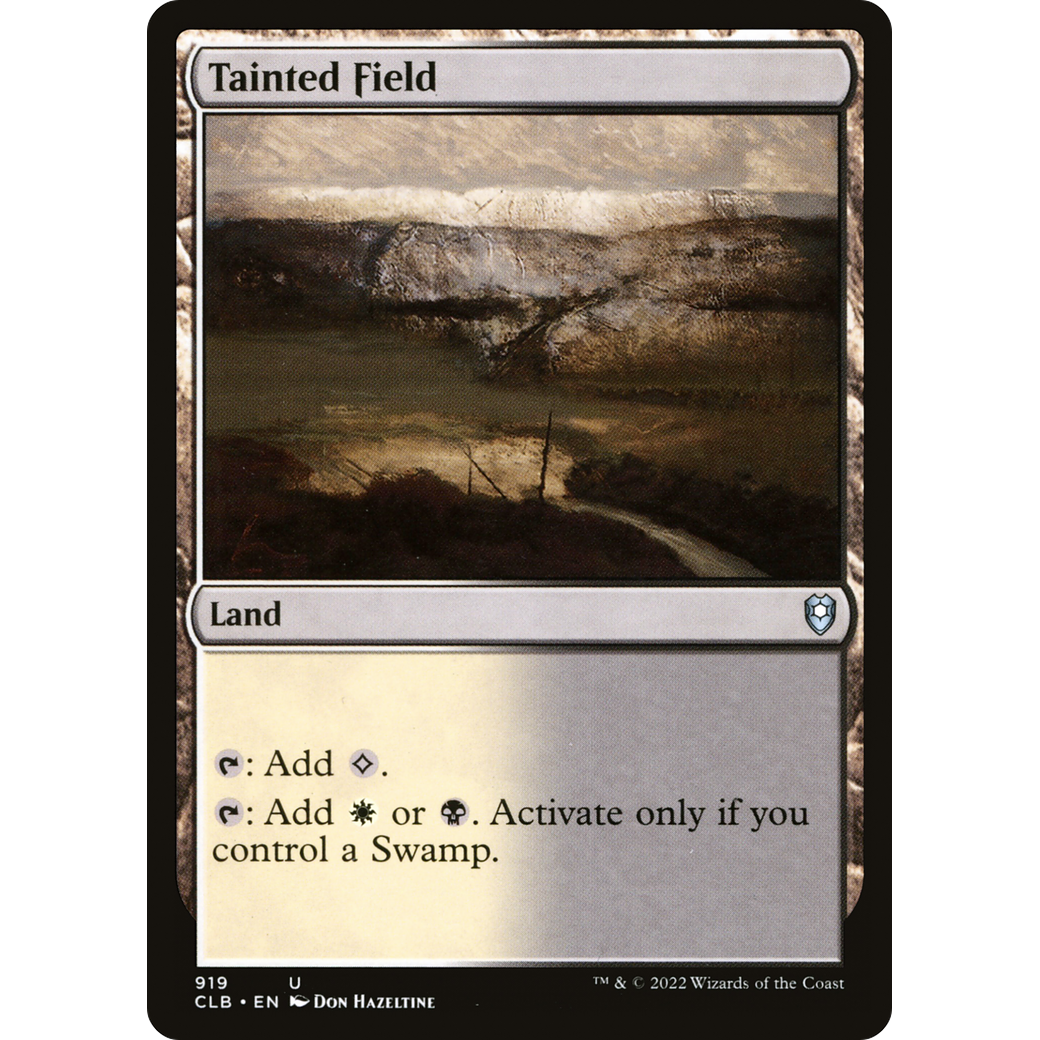 Tainted Field (CLB-919) - Commander Legends: Battle for Baldur's Gate