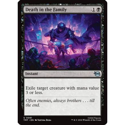 Death in the Family (TMT-061) - Teenage Mutant Ninja Turtles Foil